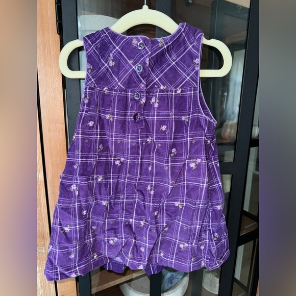 NWT Vintage 1990s McKids Corduroy floral dress deadstock toddler girl McDonalds - Picture 5 of 7